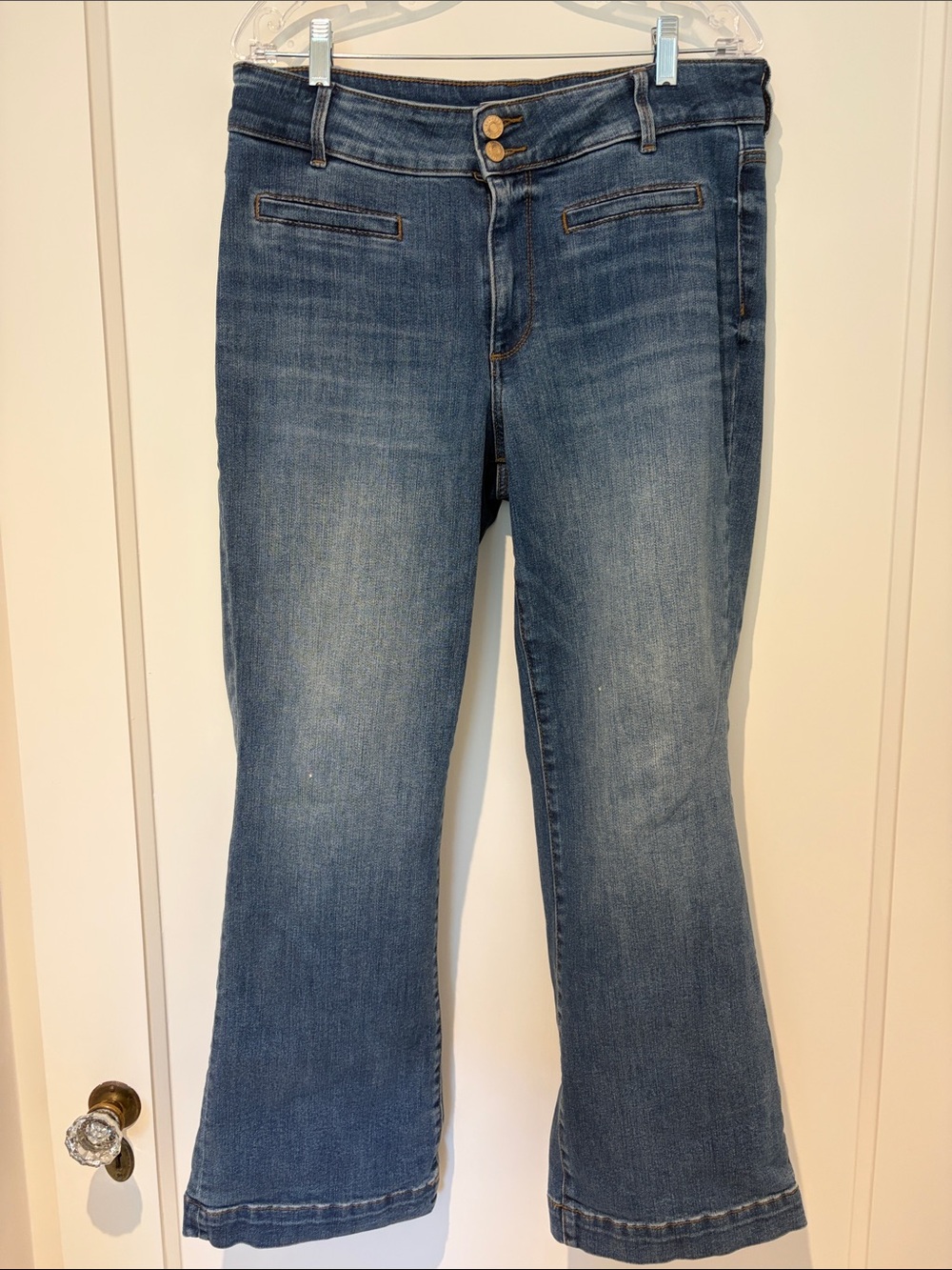Kut from the Kloth Mid-Rise Blue Flare Jeans